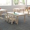 Flash Furniture 23.5 in W, 47.25 in L, 18 in H, Beechwood, Birch Plywood, Beech MK-ME088011-GG - alternate 10